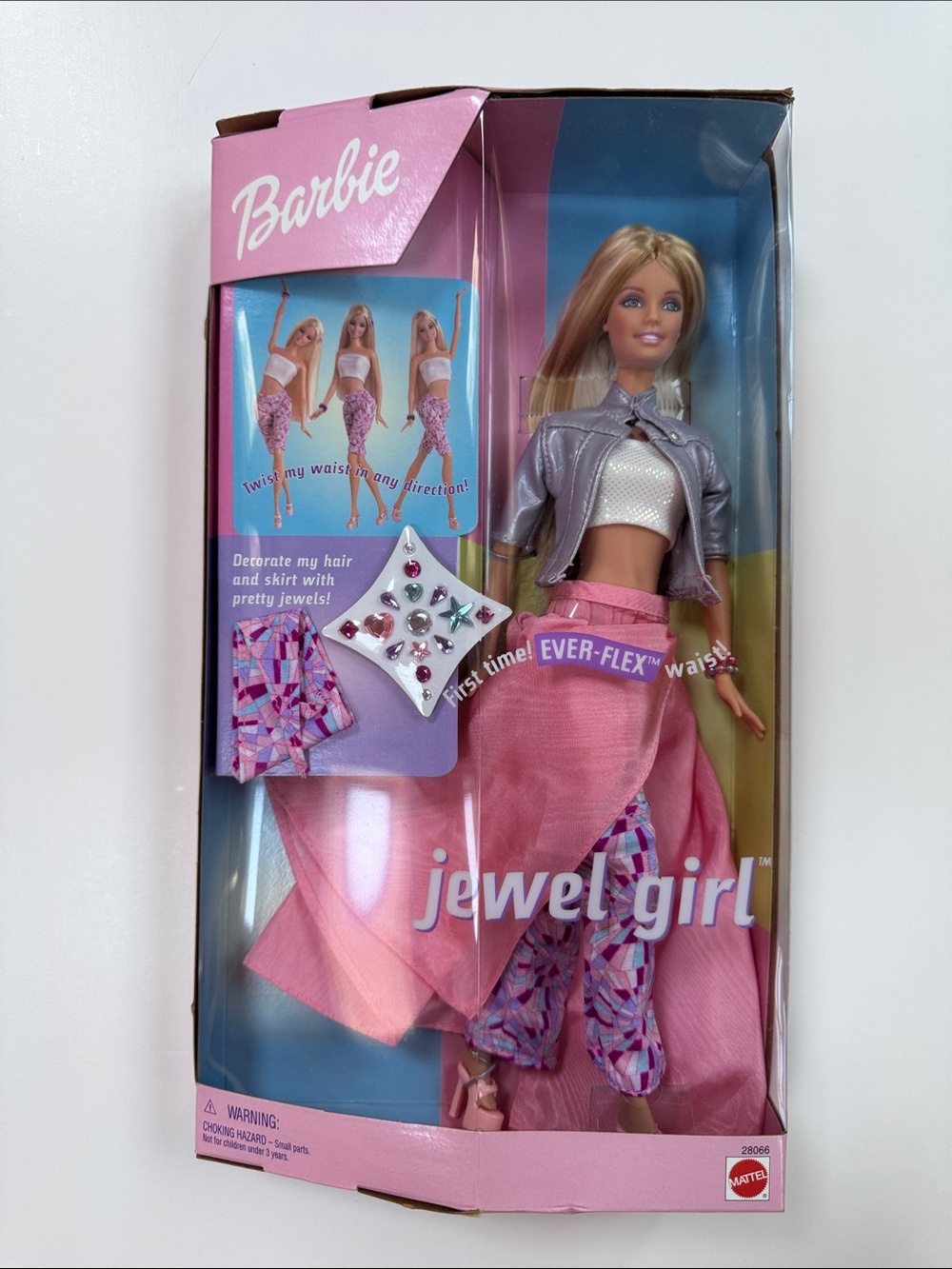 Vintage 2000 NEW IN BOX Jewel Girl Barbie with Ever Flex Waist
